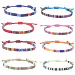 Bohemian Bracelet Factory - Cotton Linen Rainbow Bracelet