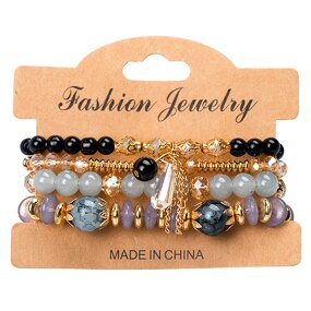 Bracelet Set Factory - 4pcs Bohemian Crystal Bracelet