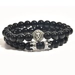 Charm Bracelet Factory - Crown Lion Head Pendant Bracelet
