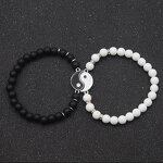 BFF Bracelet Factory - Matching Yin Yang Couple Bracelet