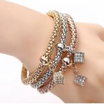 Charm Bracelet Factory - Multilayer Crystal Beads Bracelet