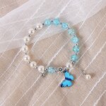 Adjustable Bracelet Factory - Butterfly Pendant Bead Bracelet