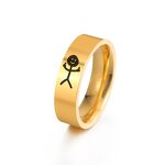 Cartoon Ring Factory - Funny Stainless Steel Doodle Ring
