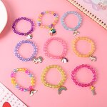 Cartoon Bracelet Factory - Unicorn Elastic Charm Bracelet