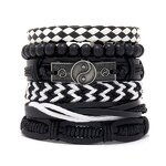 Braided Bracelet Factory - Leather Tribal Rope Wristband