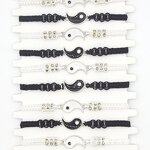 BFF Bracelet Factory - Hand Knit Yin Yang Cord Bracelet