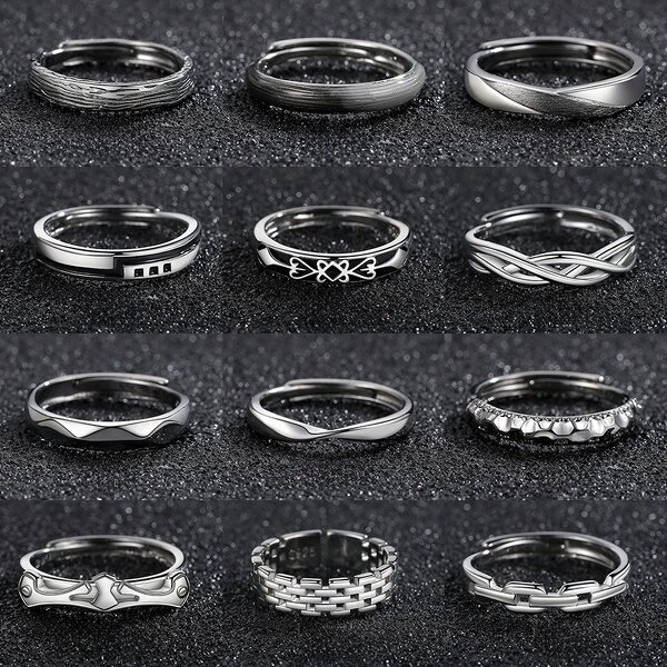 Copper Ring Factory - Vintage Geometry Adjustable Ring