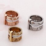 Roman Numeral Ring Factory - Stainless Steel Zircon Ring