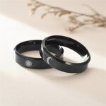Couple Ring Factory - Moon Sun Stainless Steel Rings
