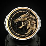Mens Ring Factory - Wolf Head Stainless Steel Ring