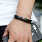 Leather Bracelet Factory - Glossy Punk Stainless Steel Bracelet