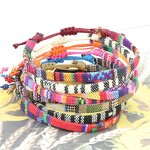 Bohemian Bracelet Factory - Cotton Linen Rainbow Bracelet