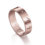 Cross Ring Factory - Hollow Jesus Couple Wedding Ring