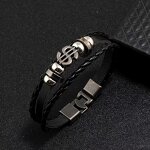 Dollar Bracelet Factory - Punk Multi-layer Leather Bracelet