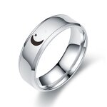 Couple Ring Factory - Moon Sun Stainless Steel Rings