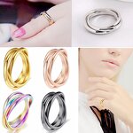 Adjustable Ring Factory - Triple Row Rolling Anxiety Ring