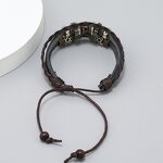 Cross Bracelet Factory - Simple Multi-Layer Leather Bracelet