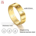 Cross Ring Factory - Hollow Jesus Couple Wedding Ring