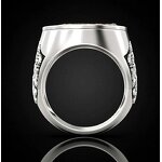 Mens Ring Factory - Wolf Head Stainless Steel Ring