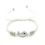 BFF Bracelet Factory - Hand Knit Yin Yang Cord Bracelet