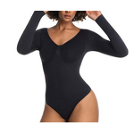 Womenitas Comfortable All-Day Shapewear Bodysuit Seamless Tummy Control Firm Compression Breathable Nylon Spandex Shaper