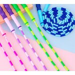 High Quality PVC Student Skipping Rope Soft Beaded Jump Rope for Kids