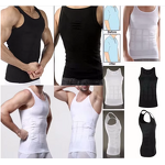 Men's Breathable Compression Muscle Slimming Vest Workout Tank Shapewear Vest