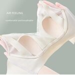 New Front Buckle Lace Nursing Bra Breastfeeding Breathability Open Cup Bras