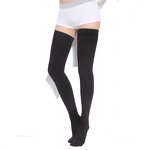 20-30mmHg Women Medical Compression Pantyhose Stockings Varicose Veins Footless Graduated Support Thighs Pantyhose Sleeve M-4XL