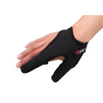 Double-Finger Anti-Slip Fishing Gloves with Elastic Band Protector Outdoor Gear for Active Sports