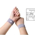 Custom Colors Soft Elastic Adult Kids Anti Nausea Seasickness Carsickness Relief Wrist Guard Bands