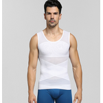 MEN Men's Body Shapers Breathable Seamless Compression Waist Cincher Corset Shapewear Knitted Girdle Slimming Tummy Body Shaper