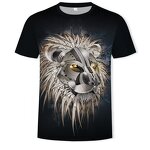 Hot Sale D T-Shirts 3D Printed Crew Neck Short Sleeve Tee Shirt for Kids and Adults Fashion Tops