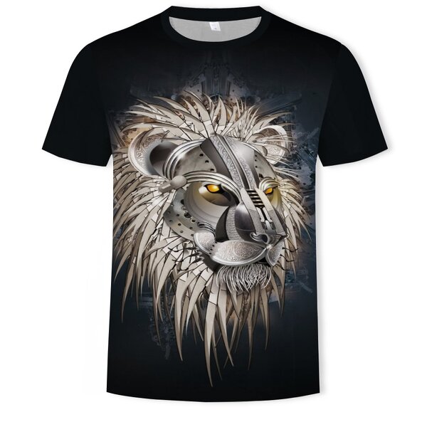 Hot Sale D T-Shirts 3D Printed Crew Neck Short Sleeve Tee Shirt for Kids and Adults Fashion Tops