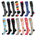Stylish Fashion Professional Long Anti Slip Football Basketball Sports Fitness Compression Athletic Socks