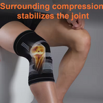Customized One-Size Knee Pads and Basketball Compression Sleeves Flexible Sports Relief for Arthritis Pain Protection