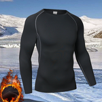 Patterned Men's Active Gym Training Set Compression Tights Shorts Customizable Lightweight Breathable Yoga Wear XL Size Front