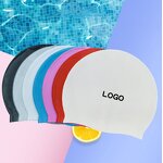 Swim Caps for Long Hair Durable Silicone Swimming Caps for Women Men Adults Youths Kids Easy to Put on and Off Swim Caps