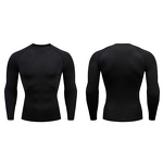 Custom Men's Gym Wear Active Fit Muscle T-Shirts with Long Sleeves Printed Techniques Plus Size Breathable for Spring Season