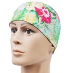 Customized Boys Swimming Hats with Durable Logo Low-Priced Stretch Bathing Hats Made of Durable Polyester