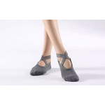 Wholesale Anti Slipping Yoga Socks Pilates Socks Non Slip Grip Socks for Women Pilates Ballet Barefoot Workout With Straps
