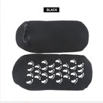 Vitamin E Spa Socks Full Gel Oil Moisturizing Treatment Soften and Repair Cracked Skin Thin 1Pair Print Cuff Logo