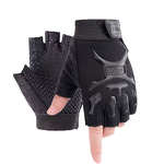 Breathable Polyester Half-Finger Tactical Gloves for Summer Non-Slip Outdoor Fitness Training