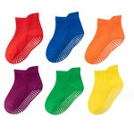 Wholesale Anti-Slip Cotton Socks for Children Infant and Baby Breathable and High-Ankle for Spring and Autumn Crawling