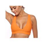 Yoga Fitness Stretch Workout Textured Activewear Private Label Sport Bra Women