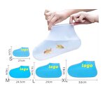 2024 Non-slip Silicone Rain Shoes Cover Outdoor Waterproof Rain Boots for Men Women Kids