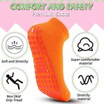 Factory Pilates Socks Custom Logo Non-slip Grips Yoga Cotton Bamboo Socks Dance Ballerina Anti Slip Pilates Socks