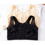 Thin Adjustable Sports Bra One-Piece Front Closure Breathable Everyday Style Wire-Free Support Adjusted Straps Push-Up Effect