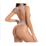 2024 Women's Bodysuit Wholesale Breathable Seamless Sculpting Thong Body Shaper with Tummy Control Shapewear