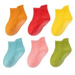 Wholesale Anti-Slip Cotton Socks for Children Infant and Baby Breathable and High-Ankle for Spring and Autumn Crawling